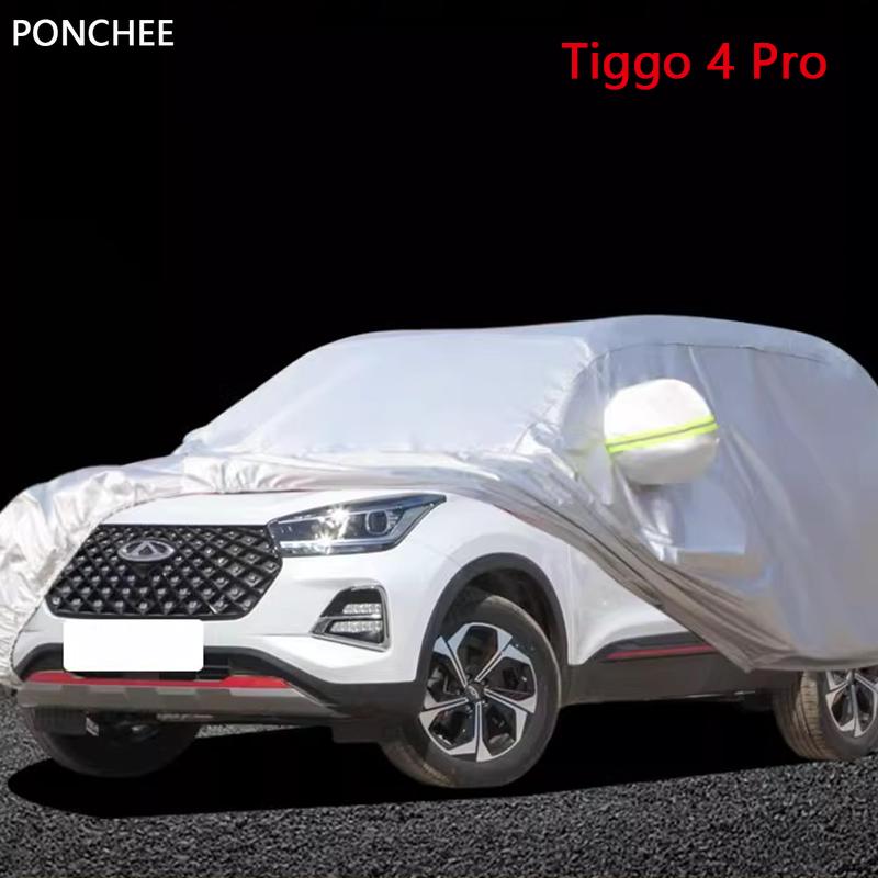 Car Clothes Car Cover for Chery Tiggo 4 Pro 2020 2023 Sun Rain Hail Protection Heat Insulation Cover Cloth Coat Auto Supplies