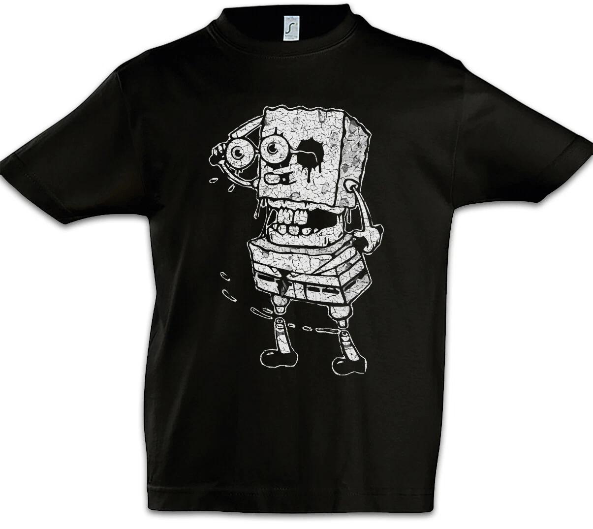 Sponge Rob Kids Boys kids boys T-Shirt Fun The Zombie Bob Walking Brains Dead 150