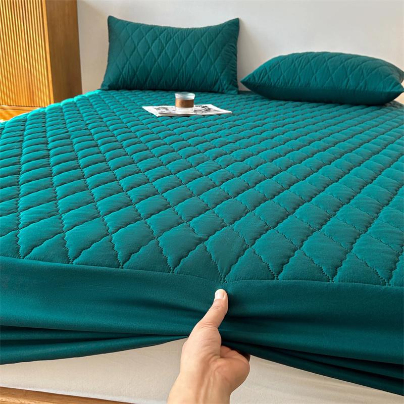New Waterproof Thicken Mattress Covers Adjustable Fitted Sheets Bed Covers Mattress Pad Protector Sheets For Bed