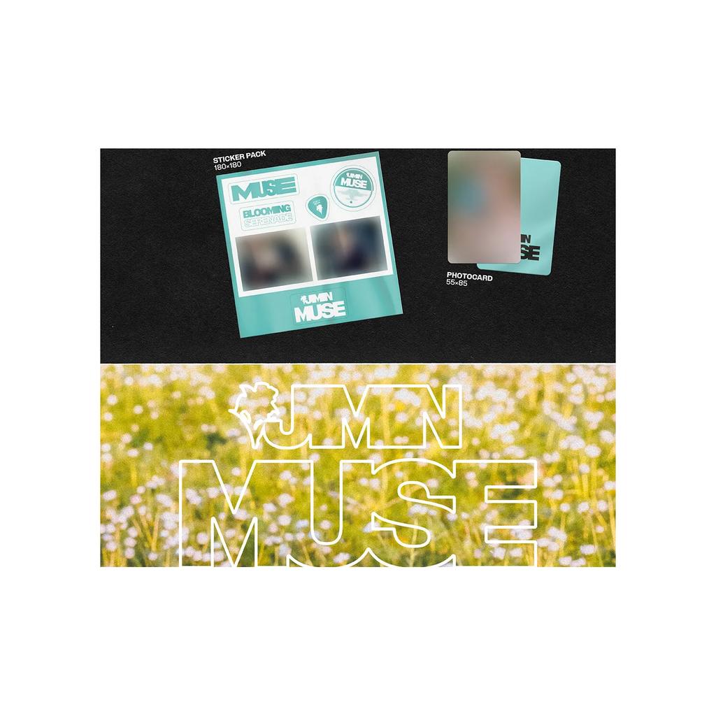 Jimin - MUSE [Fotoksiążka 2 Wersje + Wersja Weverse Albums]. USTAWIĆ]