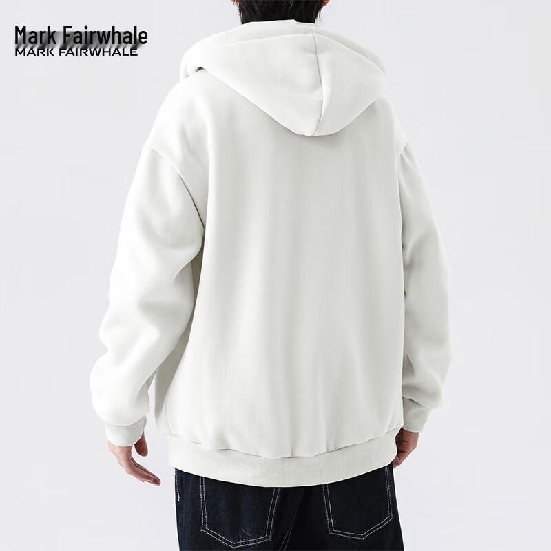 Mark Hua Fei Men's American Style Hooded Cardigan Sweatshirt
