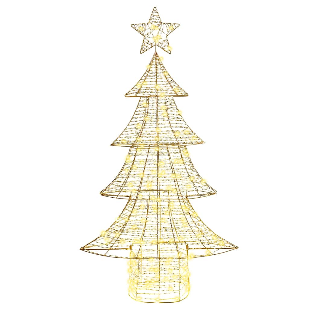 Christmas Tree with 160 Warm White LEDs 151 cm PET