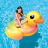 INTEX Pato Amarillo Flotador Montable 147 x 147 x 81cm 57556 Japonés [Producto Genuino]