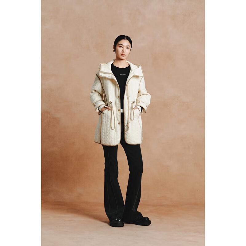 Gejin Women's Spring/Autumn Color-Block Slim-Fit Jacket