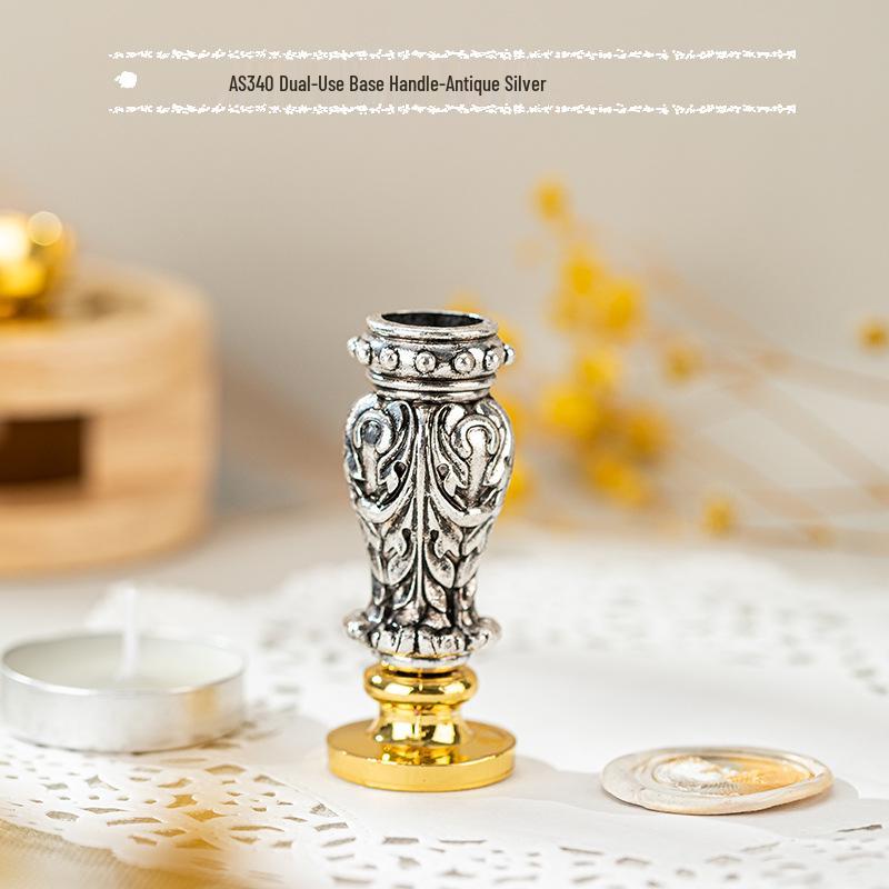 Retro Magic Academy Sealing Wax Stamp with Roman Column Handle