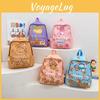 Pattern Letter Capybara Cartoon Kids Backpack With Breathable Nylon Material