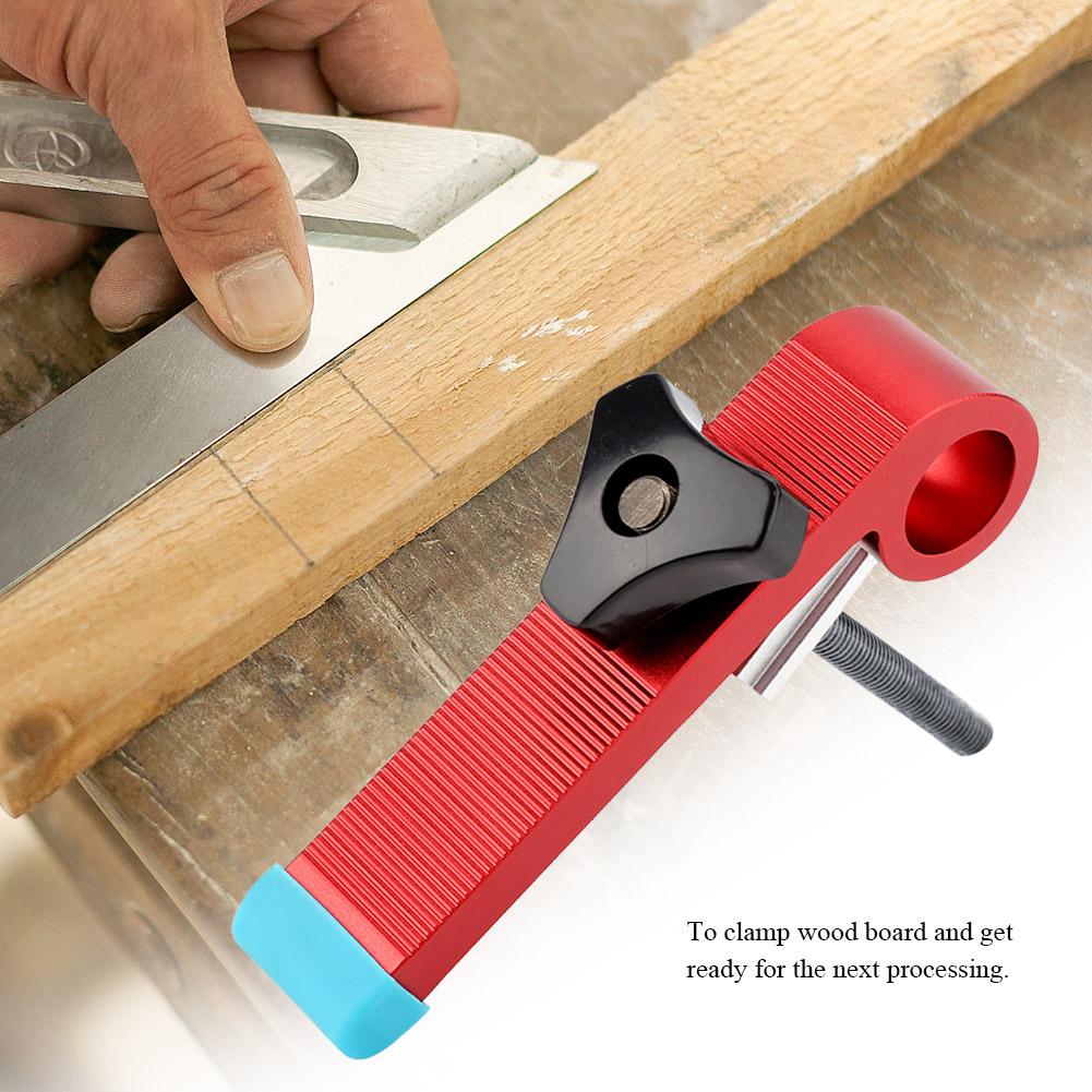 Multi Functional Aluminum Alloy Universal Clamp Clamping Block Woodworking Joint Hand Tool (A)