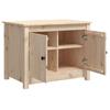 Vidaxl Coffee Table, 71X49X55 Cm, Solid Pine Wood