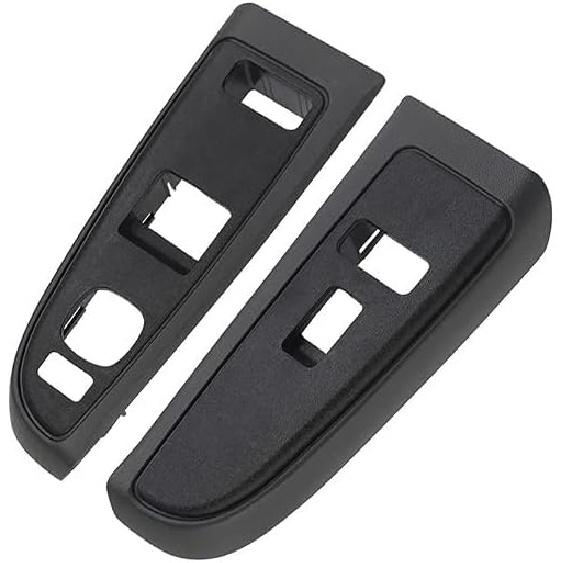 2pcs Car Power Window Switch Cover Bezel Front Left Right Compatible with Chevrolet/Silverado/GMC Sierra 1500 2500 3500 2004-2007 LHD,Power Window