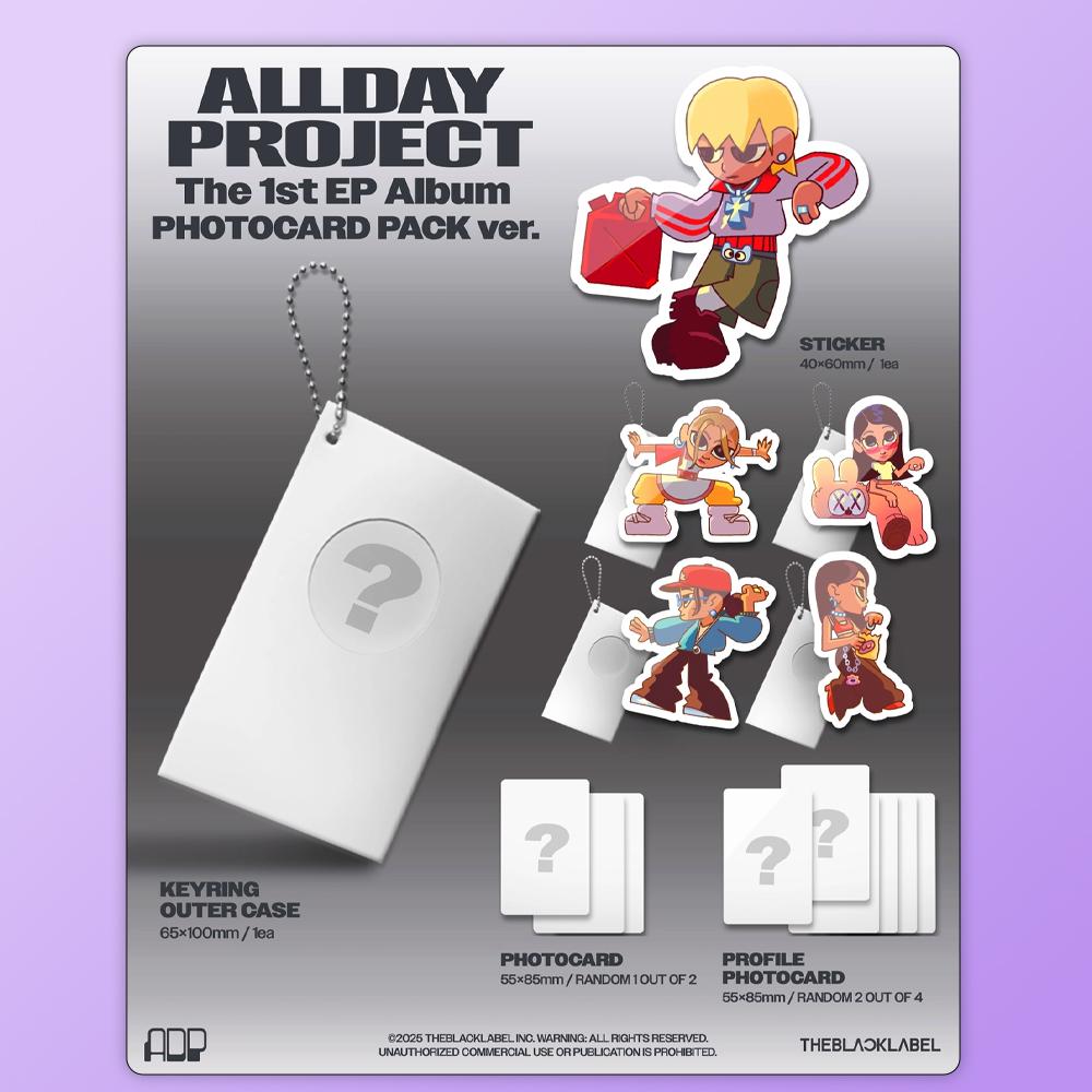 (PRE-ORDER) ALLDAY PROJECT - The 1st EP Album ALLDAY PROJECT (PHOTOCARD PACK Ver.)