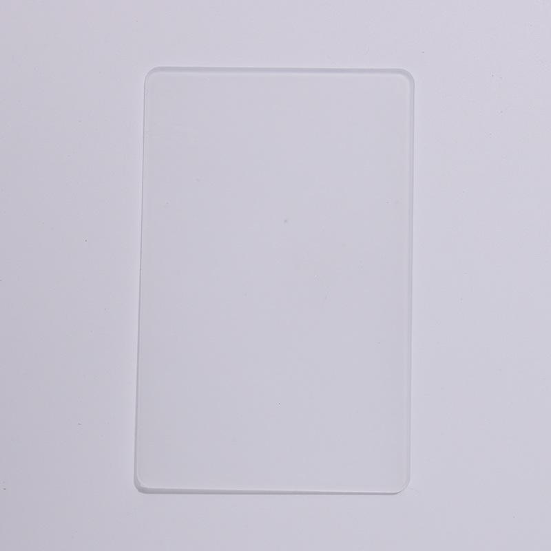 Nail Art Silicone Stamp & Scraper Set with Large Transparent Head – 2-Piece