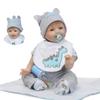 Lebensechte 22-Zoll Realistische Reborn Baby Jungenpuppe Aus Weichem Vinyl-Silikon Für Kleinkinder