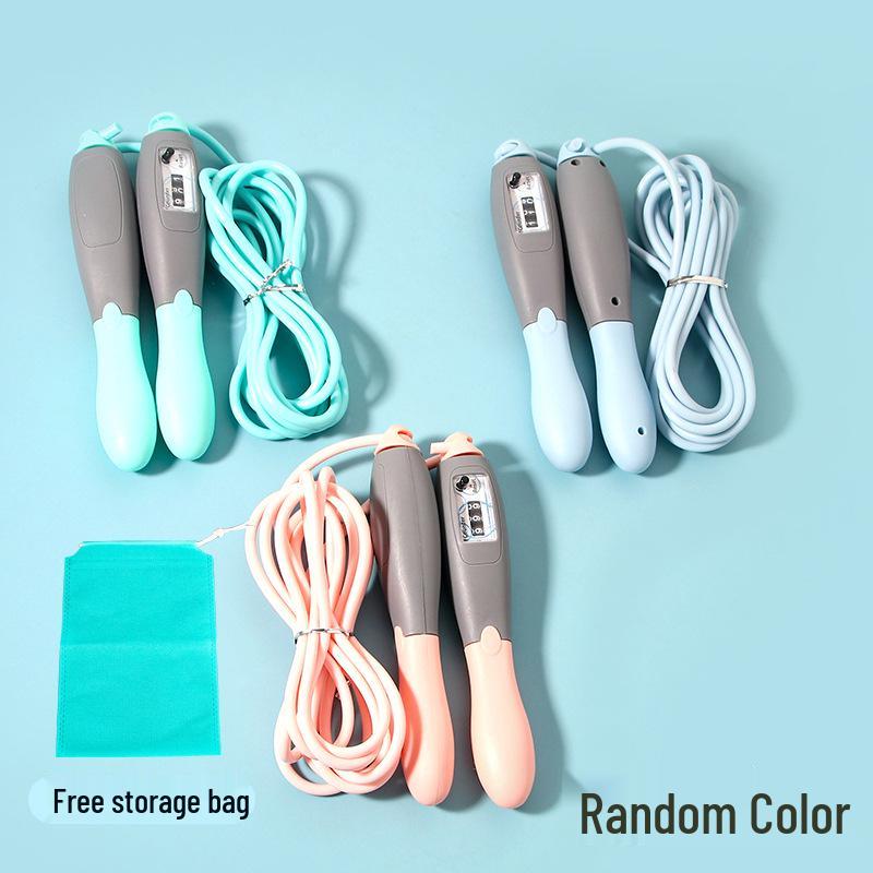 Cute Macaron Skipping Rope for Girls - Adjustable Length, Perfect for Beginner Fitness and Elementary Students