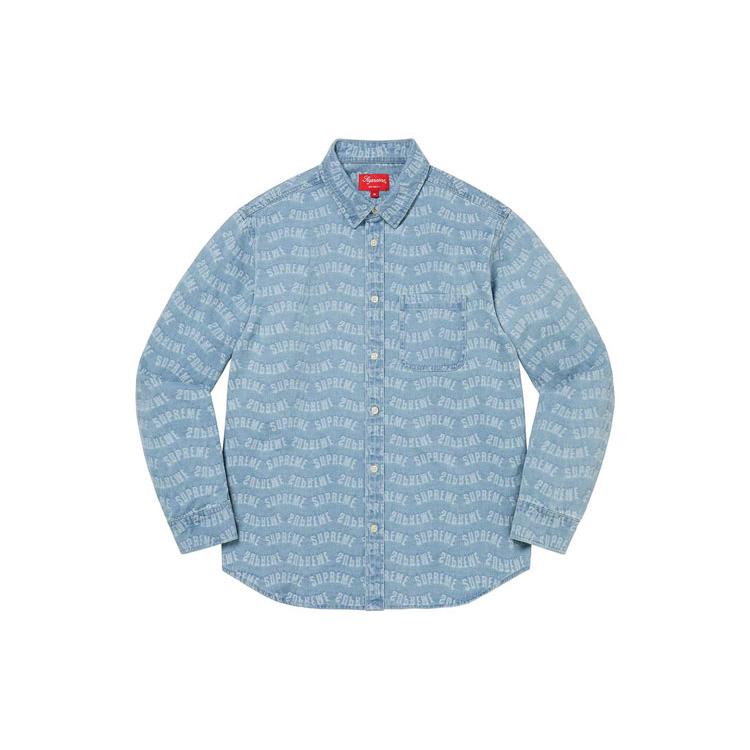 Supreme Arc Jacquard Denim Shirt SUP-SS22-809