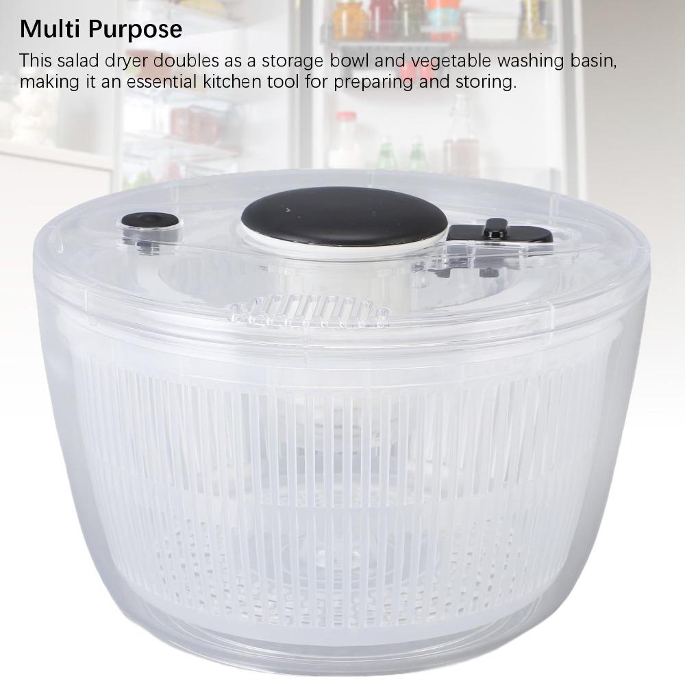 PP Salad Spinner Large Capacity Vegetable Spinner Vegetable Washer Spinner Bowl  Meal Prep