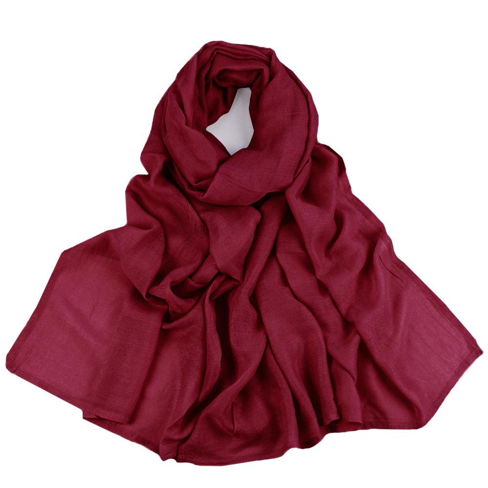 Breathable Rayon Wide-Brim Shawl & Scarf