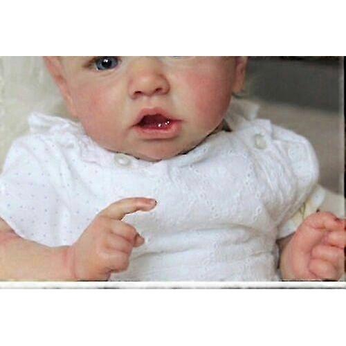 22in Lifelike Reborn Baby Doll Full Body Silicone Vinyl Toddler Toy Girl Boy