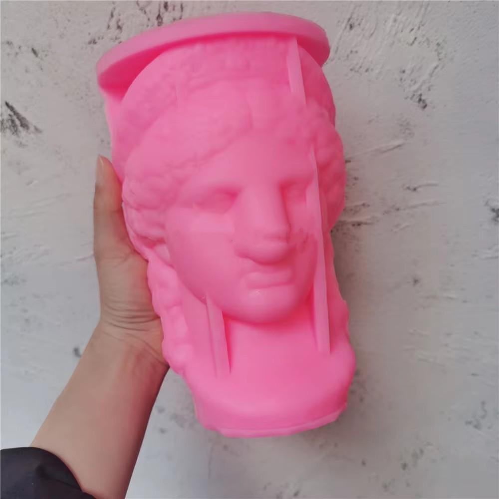 Greek Goddess Bust Statue Silicone Molds Artemis Diana Sculpture Roman God Apollo Wax Mould Winged Angel Victory Candle Mold 16-18CM