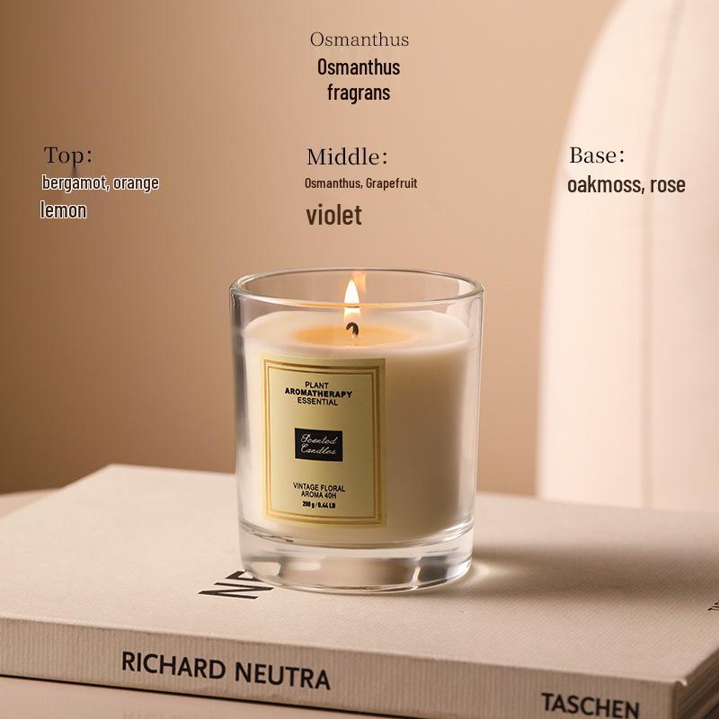 Aroma Candle: Luxurious Soy Wax Gift for Birthdays & Weddings, Long-Lasting Indoor Fragrance, Customizable.