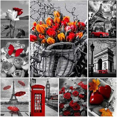 5D DIY Diamond Painting Sexy Red Lips Diamond Mosaic Diamond Embroidery Full Set Cross Stitch Kits Home Decor Gifts