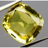 Finest Quality,Natural Yellow Sapphire Faceted Cushion 10 Ct CERTIFIED Gemstone