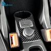 Echte Weiche Kohlefaser Auto USB Lade Panel Abdeckung Zierleisten Aufkleber Für Mercedes Benz Smart 453 Fortwo/Forfour 2016 2017 2018 2019
