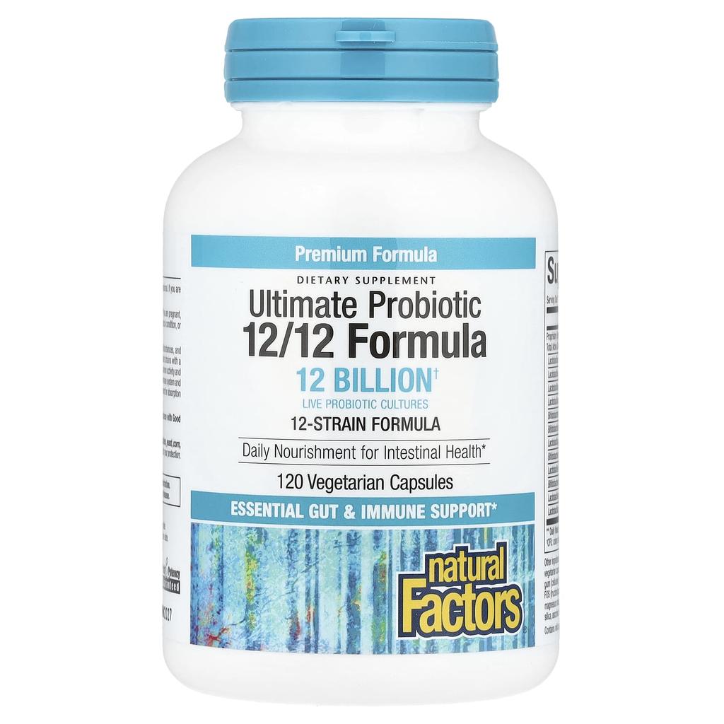Ultimate Probiotic, 12/12 Formula, 12 Billion CFU, 120 Veggie Caps