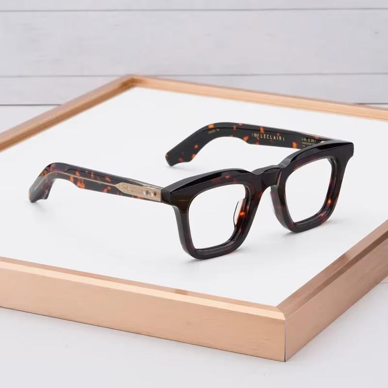 

Фотохромные солнцезащитные очки LECLAIR Acetate Premium Square Fashion Men Acetate Handmade Classic Retro Luxury Designer Women UV400 Photochromic Green