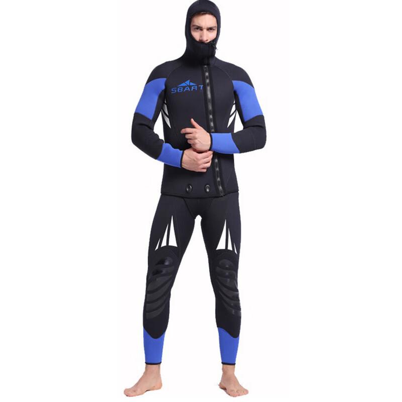SBART Men's 5mm Hooded Full Wetsuit 1045 - 1 piece
