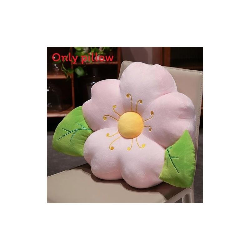 Plush And Cool Silk Cherry Blossom Pillows Cushions For Bed And Lounge Comfort