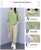 Women's 2021 Spring/Summer Hong Kong Style Casual Suit - Trendy, Youthful Top & Pants Set