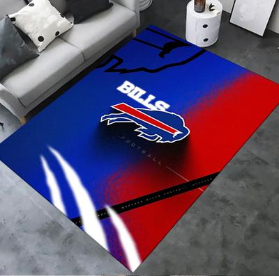 Buffalo Bills Teppich für Wohnzimmer Schlafzimmer Zuhause Sofadekoration Kinder Spiel rutschfeste Bodenmatte