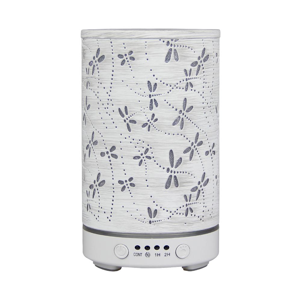 Timing Function Essential Oil Diffuser 100ml Scent Diffuser Hollow Dragonfly Bee Ultrasonic Air Humidifier Iron Aroma Diffuser