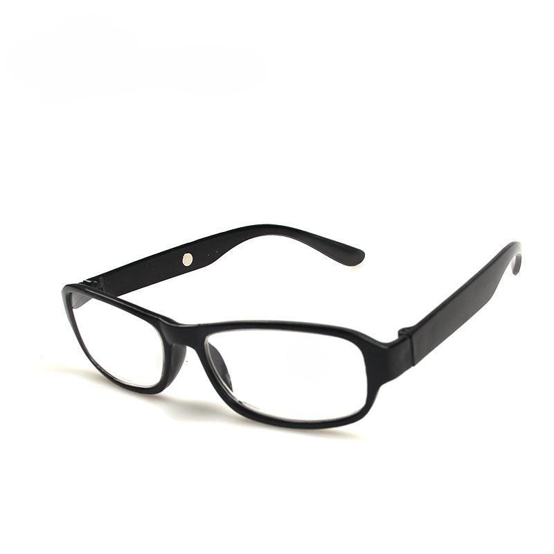 

Square Full Frame Anti Eyestrain Reading Glasses Ultralight PC Frame Men Women Presbyopic Eyeglasses +100 degrees чорний