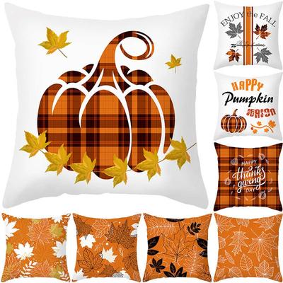 Thanksgiving Day Kissenbezug Ahornblatt Kürbis Kissenbezug Herbst Herbst Ahornblatt Kürbis Dekoration Kissenbezug