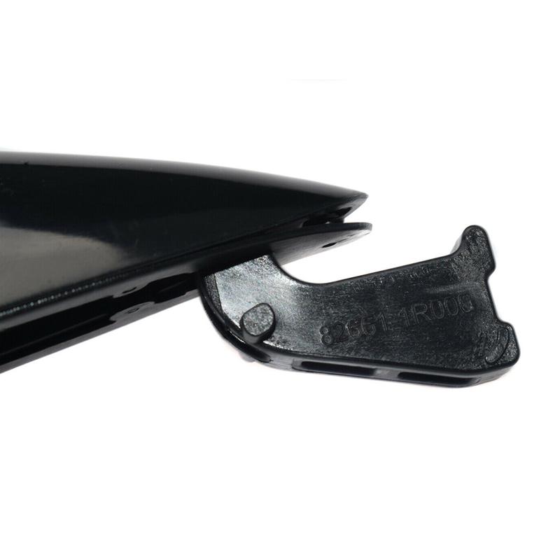 82661-1R000 Car Exterior Front Right Door Handle Fit For Hyundai Accent Black ABS Plastic Without Key Hole