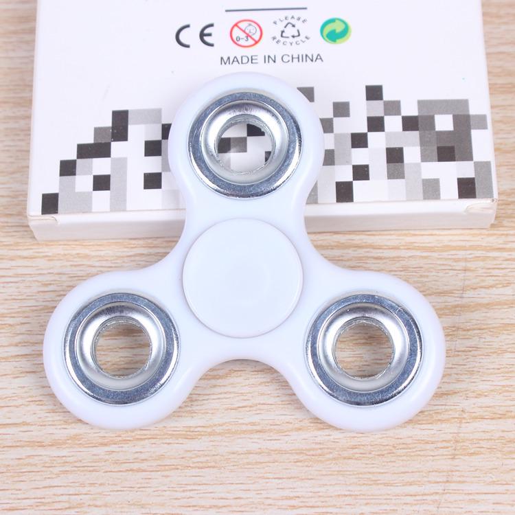 Creative Stress-Relief Alloy Fidget Spinner - Colorful Toy for Kids and Students