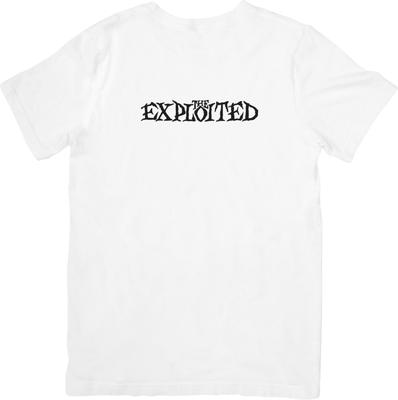 The Exploited 3 Music Fit for Men  Women Quality Cotton T-Shirt White.