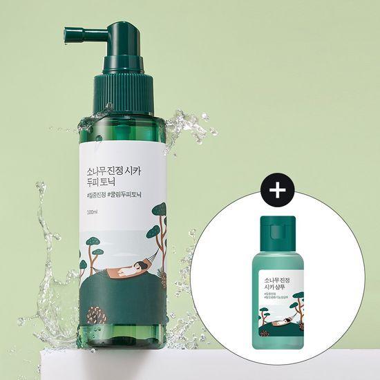 ROUND LAB Pine Calming Cica Scalp Tonic 100ml Special Offer (+ Shampoo 50ml)