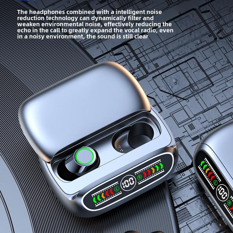 New Wireless Bluetooth Headset Tws Slide-cap In-ear Breathing Light Headset 5.3