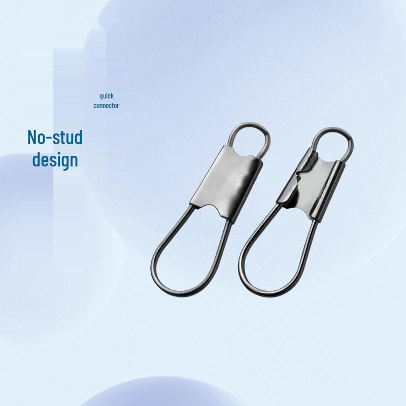 Type B Quick Connector Pin with Anti-Snag Fishing Hook and Strong Pull Force Size 2 (50 pcs)