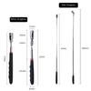 Adjustable Long Pen Telescopic Magnet Stick with LED Light Magnet Grip Magnetic Pick-Up Tools