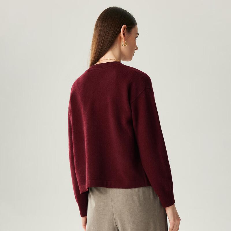 Zhaojun Women's 100% Cashmere V-neck Cardigan Sweater