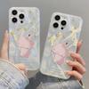 Star Elephant Is Suitable for iPhone17promaxIMD Laser Mobile Phone Case 14/15 Large Hole 13 Factory Ins Wind