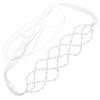 New Retro Crystal Headband, Fashionable and Versatile Bridal Headwear, Hand-beaded Mesh Crystal Wide Headband for Women