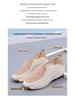 Women's Slip-On Thick-Soled Sponge Cake Loafers - Versatile, Non-Slip, Casual Flats In Large Sizes.