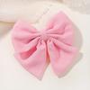 Elegant Floral Cotton Kids Bows Spring Butterfly Hair Clip Print Barrette For Women Girls Sweet Hairpin Accessories
