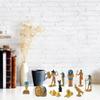 12 Pcs Ancient Egypt Egyptian God Goddess Figurines Set PVC Miniature Statues Set