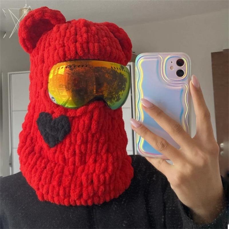 

Креативная шерстяная шапка ручной вязки, забавная маска родителя и ребенка, шляпа римского рыцаря adult 57-59cm