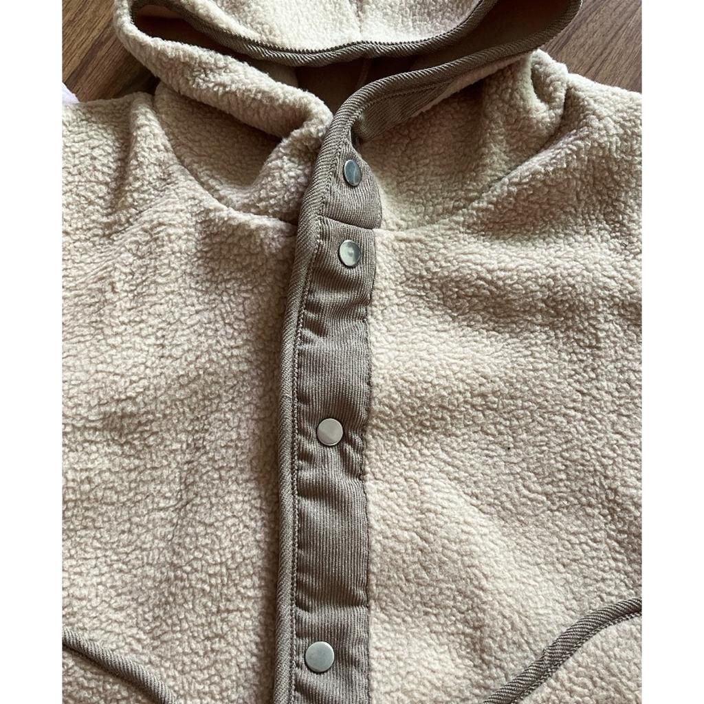 Plush Jacket, Thickened, Hooded Jacket, Women's, Outerwear, Loose, Warm, Casual Jacket, Top